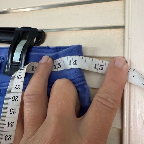 Curve Blue Ankle Pants - Picture 4 of 7